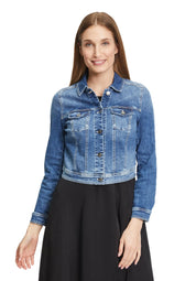 Jeansjacke aus Baumwolle