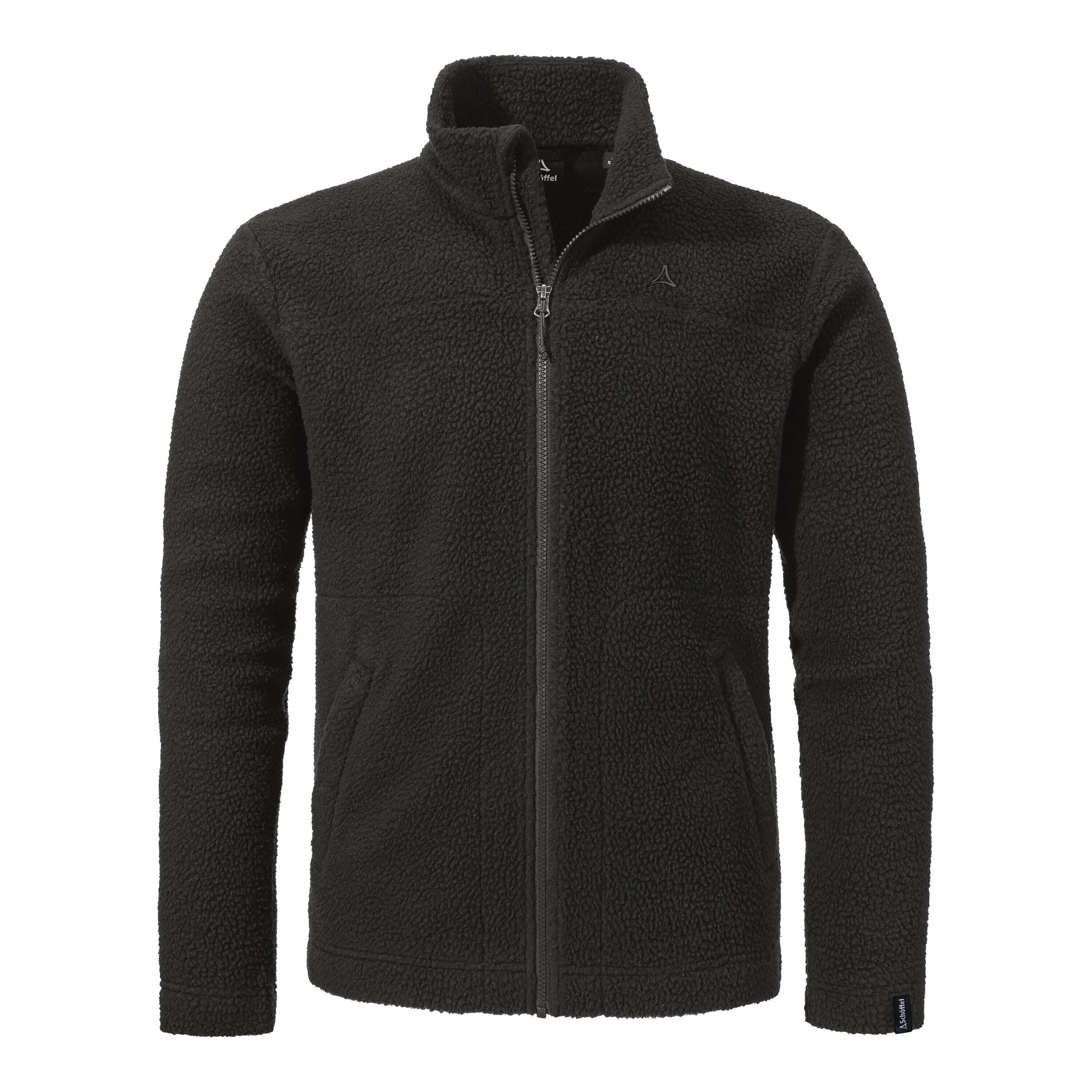 Fleecejacke mit Stehkragen in Teddy-Optik
