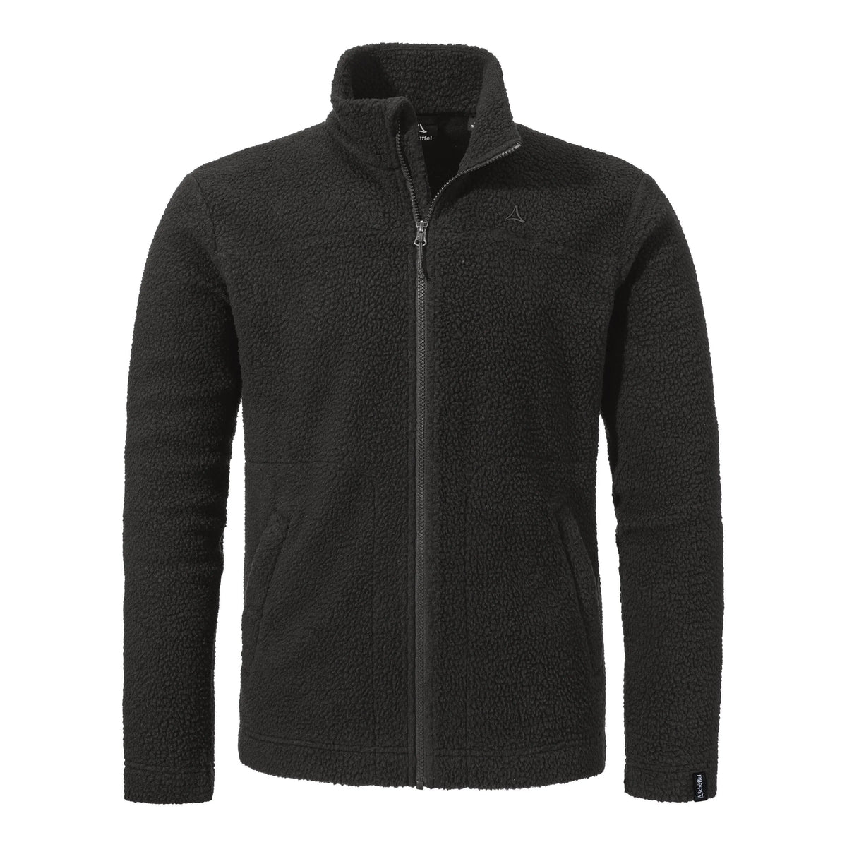 Fleecejacke mit Stehkragen in Teddy-Optik