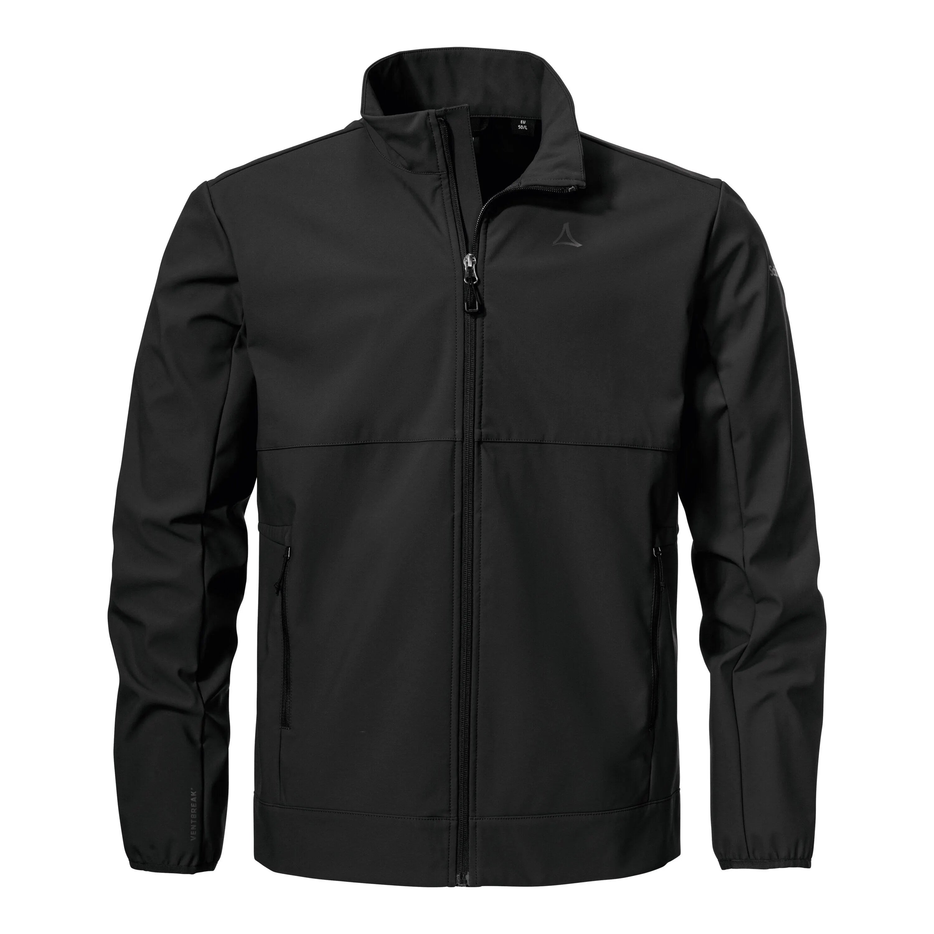 Softshelljacke mit Stehkragen