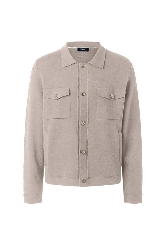 Overshirt aus Merinowolle