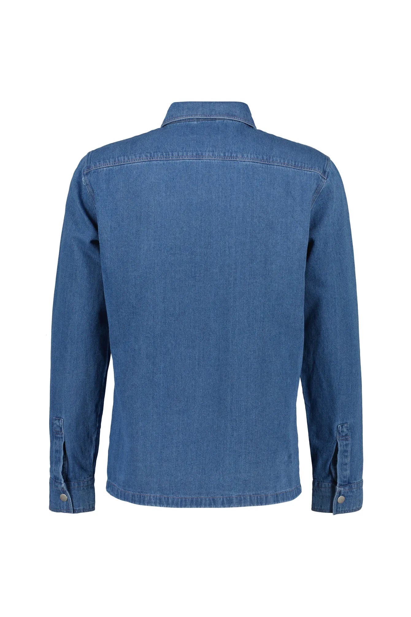 Jeans-Overshirt aus Baumwollmix