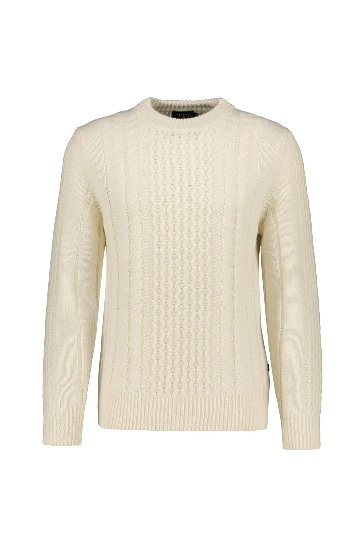 Strickpullover aus Schurwollmix