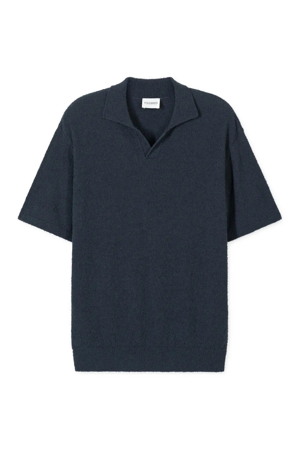 Poloshirt aus Bouclé