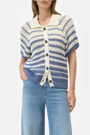 Strick-Cardigan aus Baumwolle