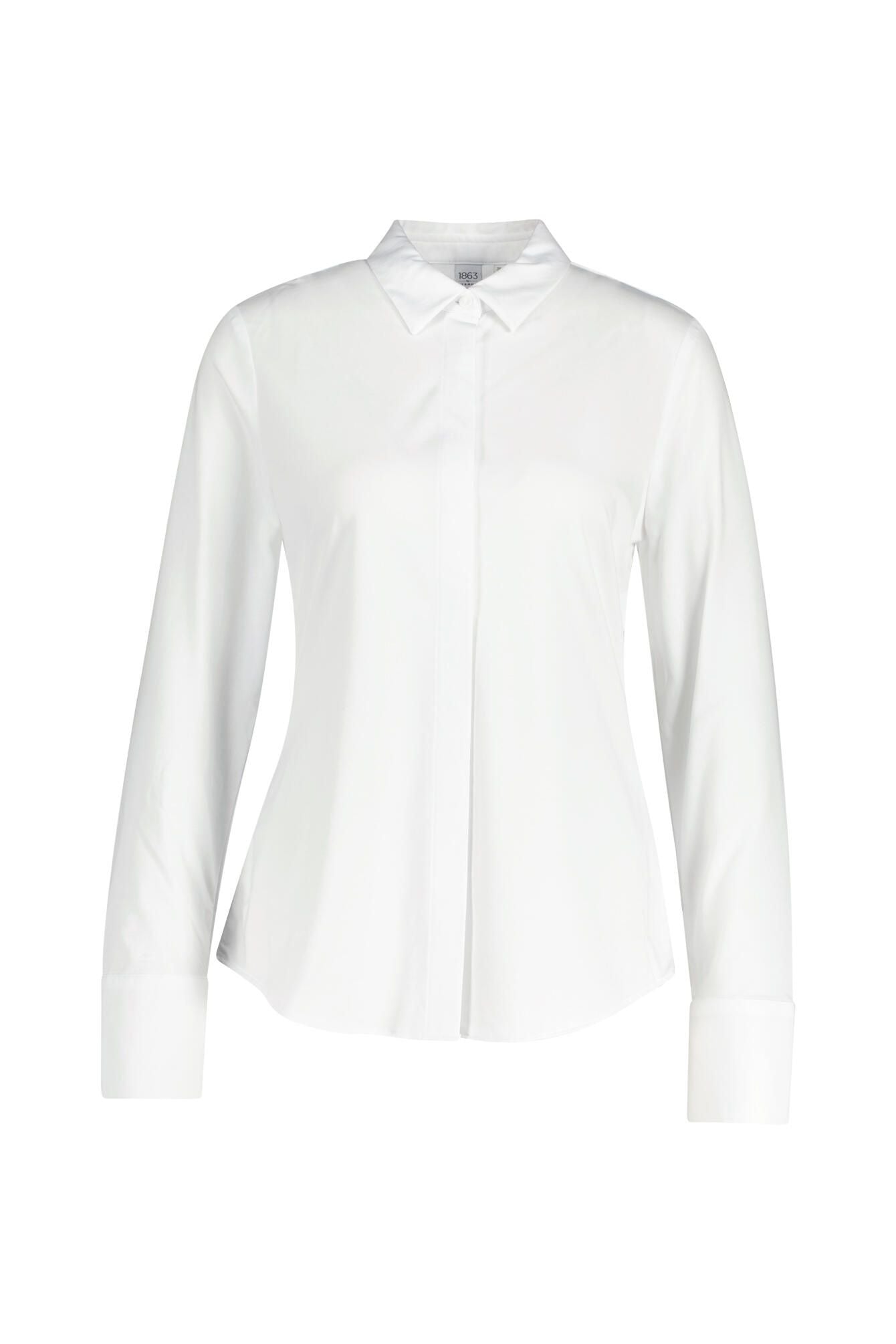 Jersey-Bluse aus Baumwollmix