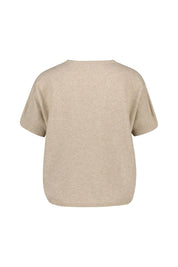 Strick-T-Shirt CIOLARA aus Baumwollmix