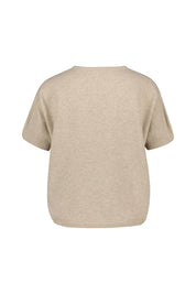 Strick-T-Shirt CIOLARA aus Baumwollmix
