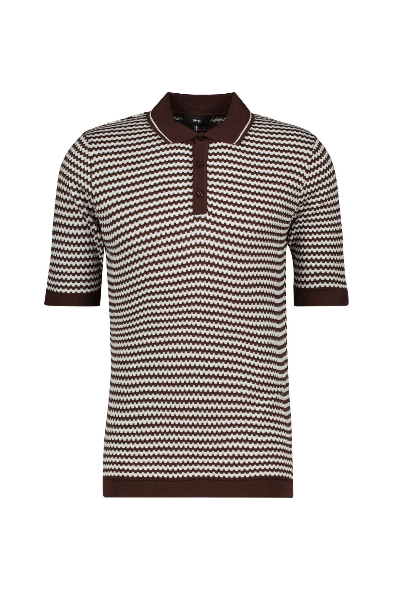 Strickpoloshirt CIFLAVIEN aus Baumwollmix