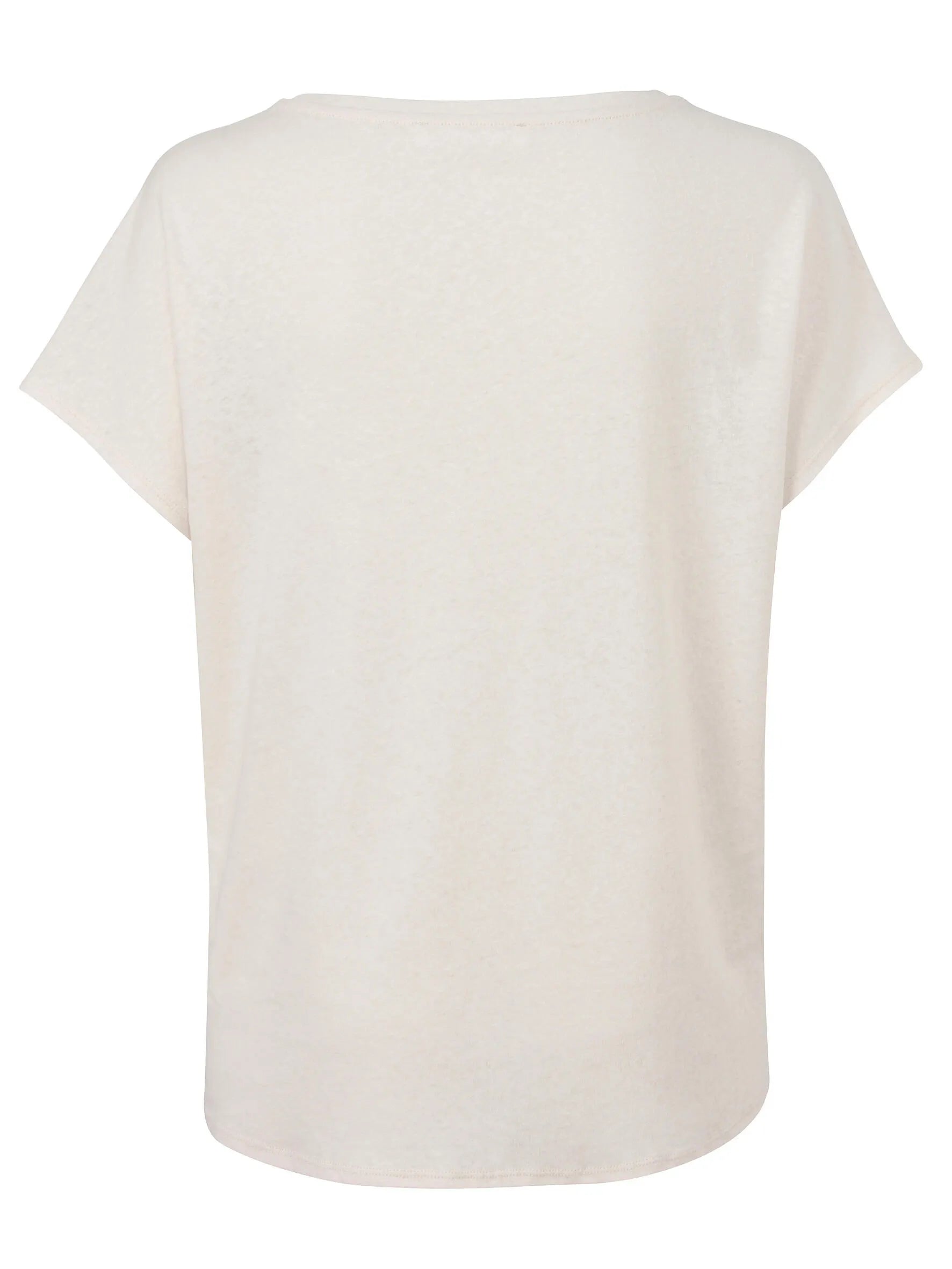 T-Shirt aus Leinenmix