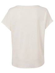 T-Shirt aus Leinenmix