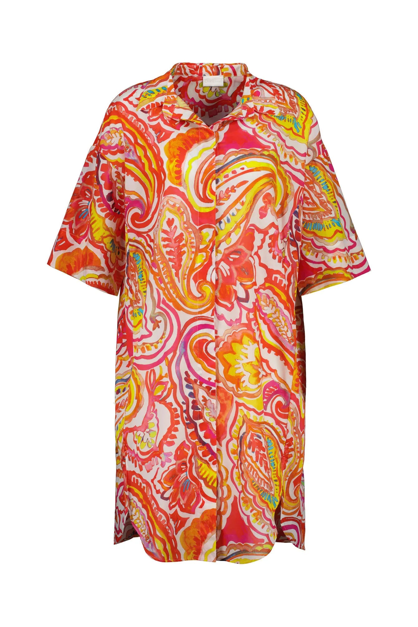 Strandkleid Mini aus Baumwolle