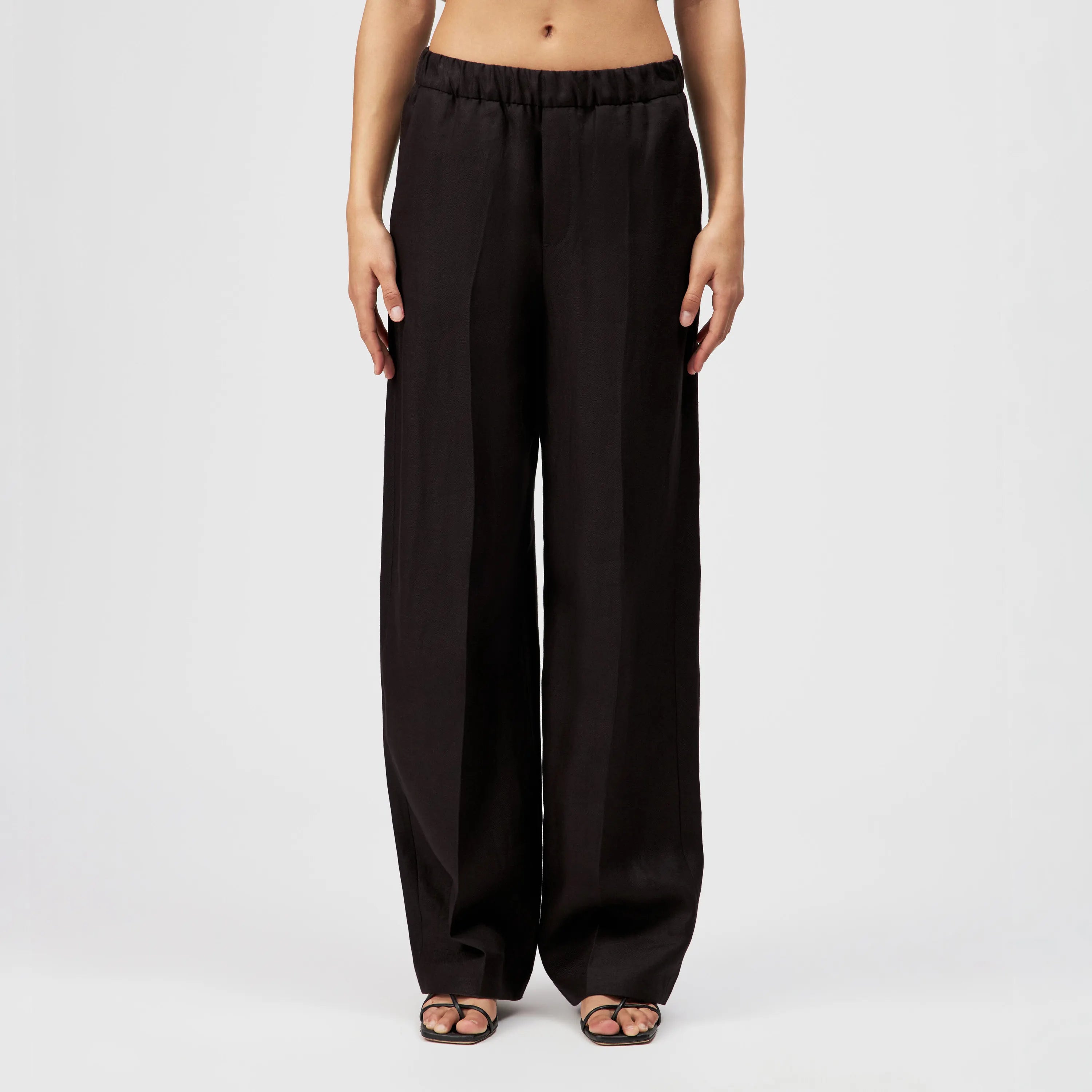 Leinenhose CONSIDER Wide Leg