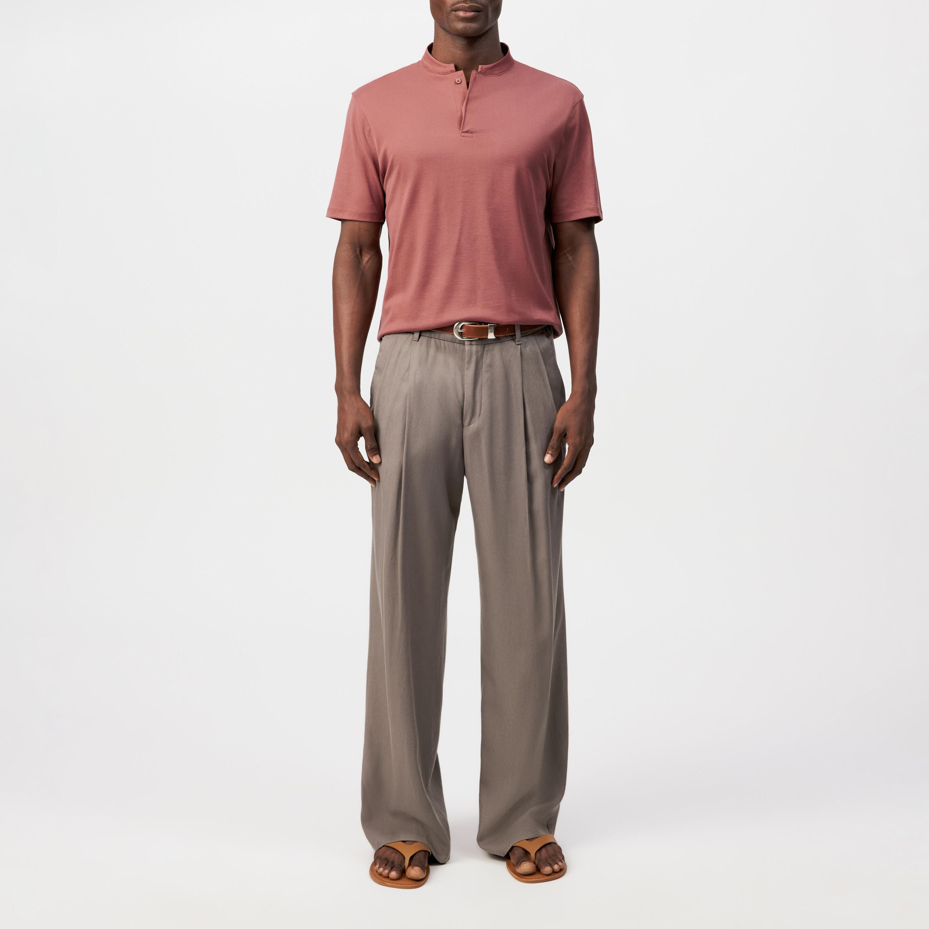 Poloshirt aus Lyocell