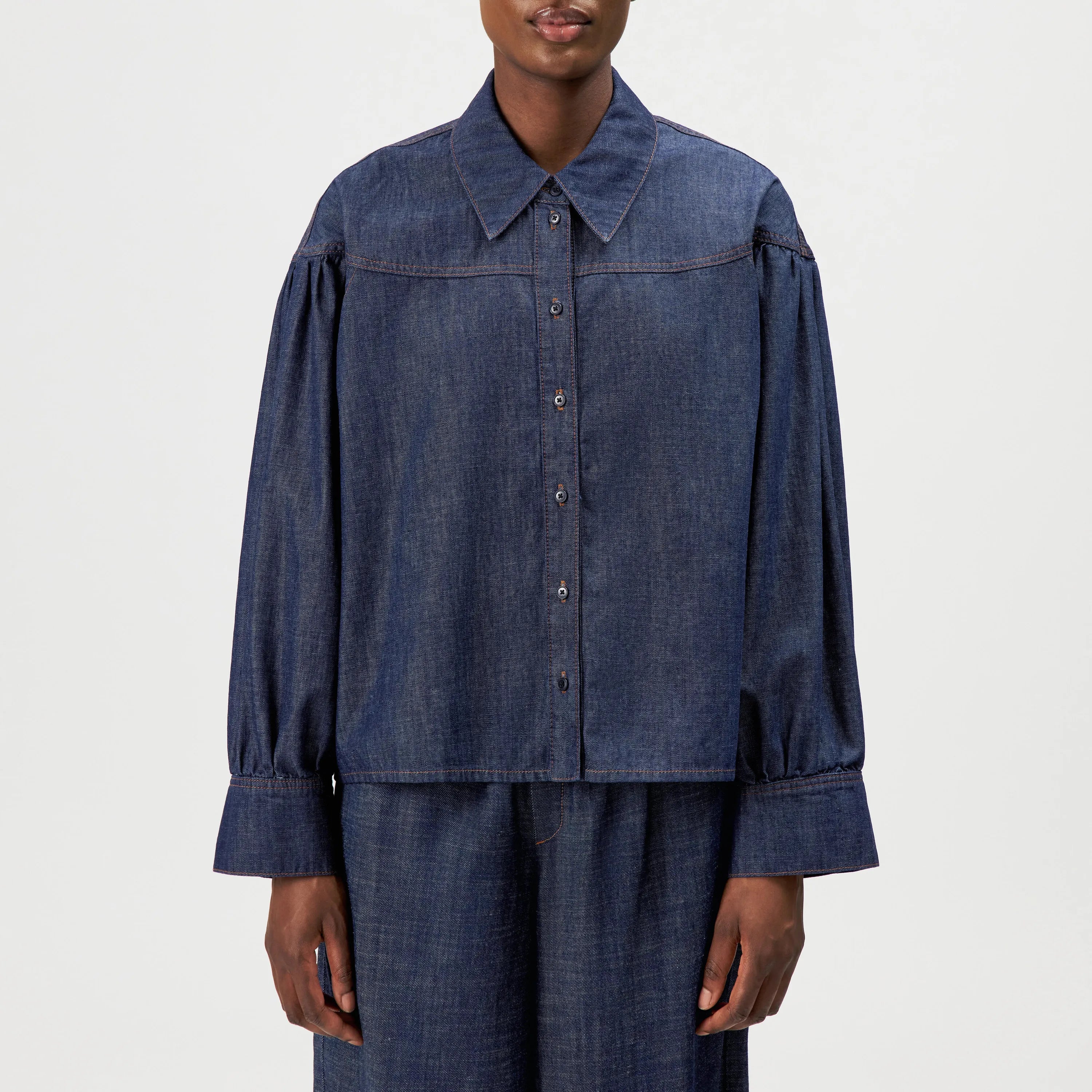 Bluse SELENI aus Baumwolle