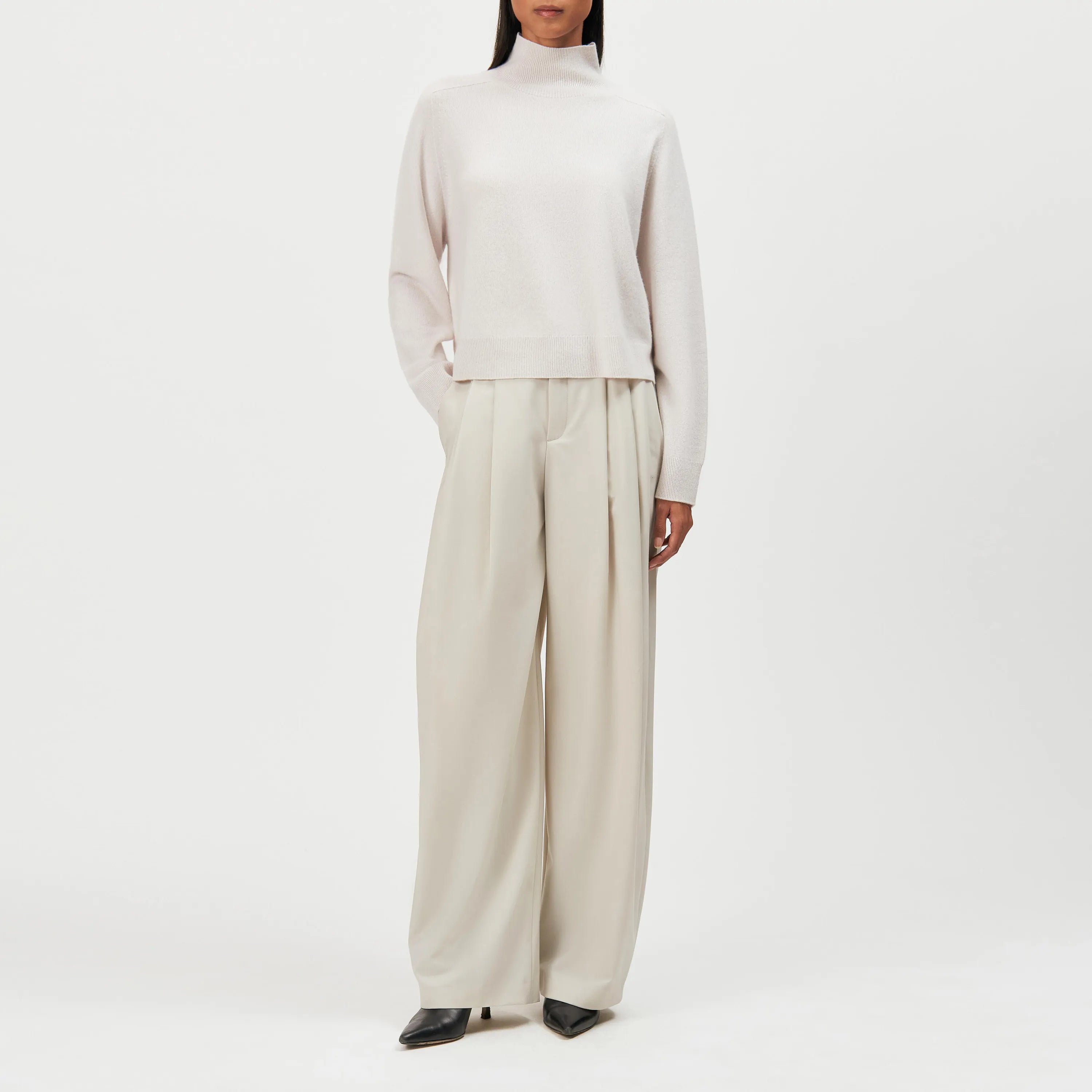 Bundfaltenhose ELICIT Barrel Fit