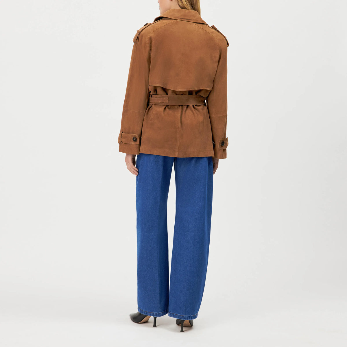 Trenchcoat PENLEY aus Wildleder