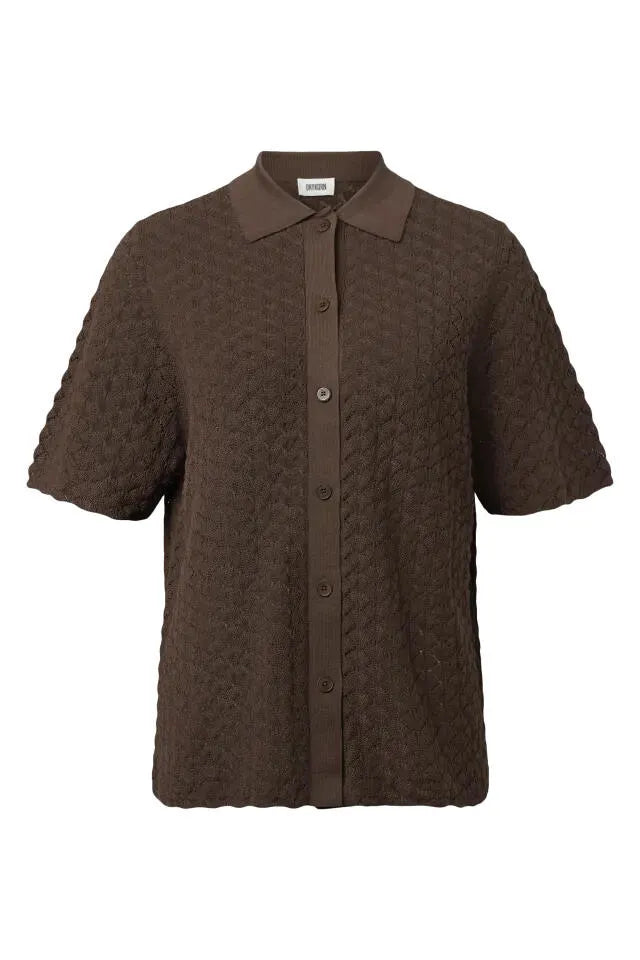 Strickhemd LOYSIELLA aus Baumwolle