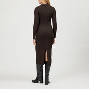 Strickkleid Midi Slim Fit