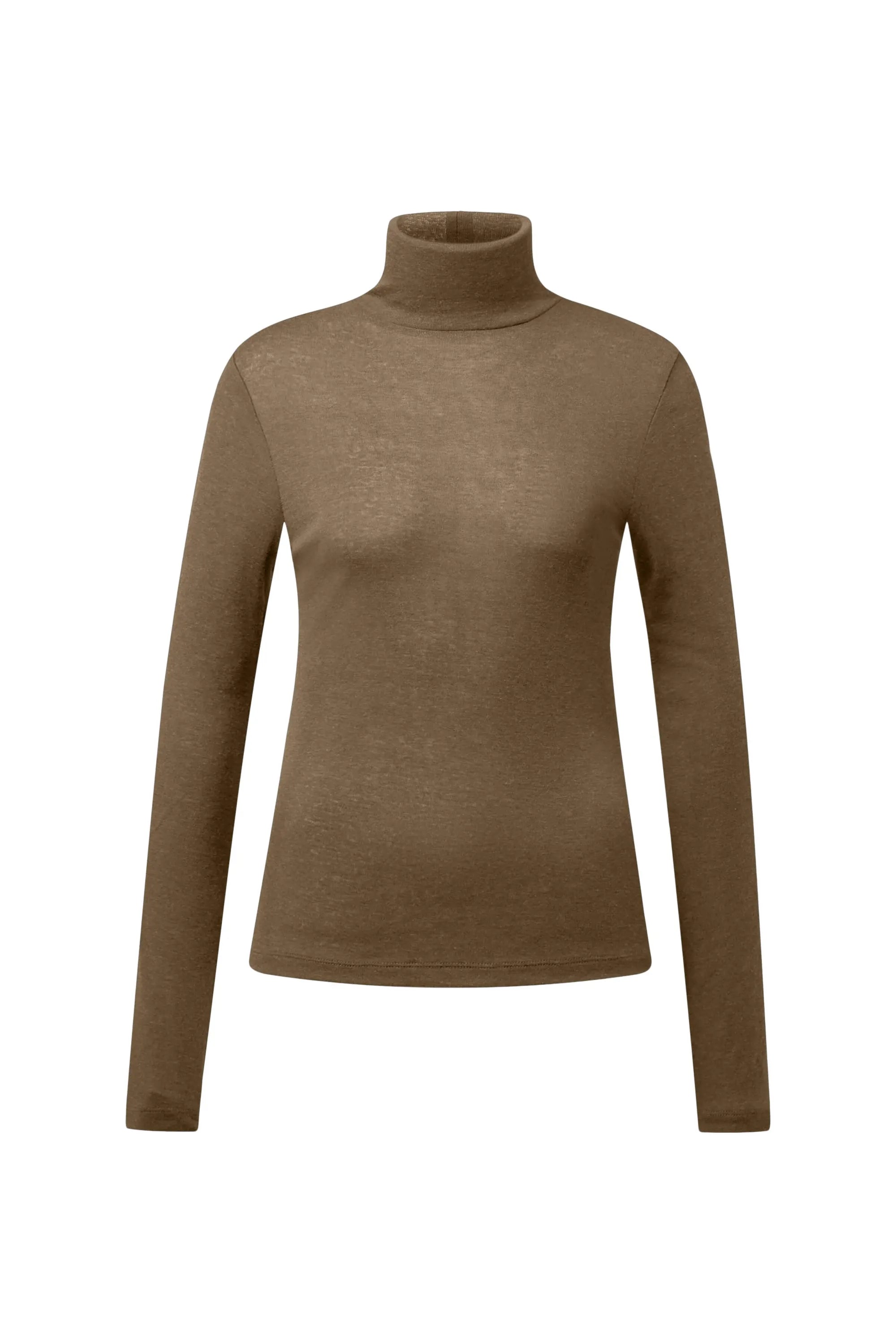 Langarmshirt mit Rollkragen