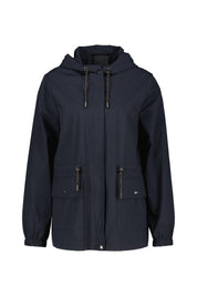 Windbreaker-Jacke mit Kapuze