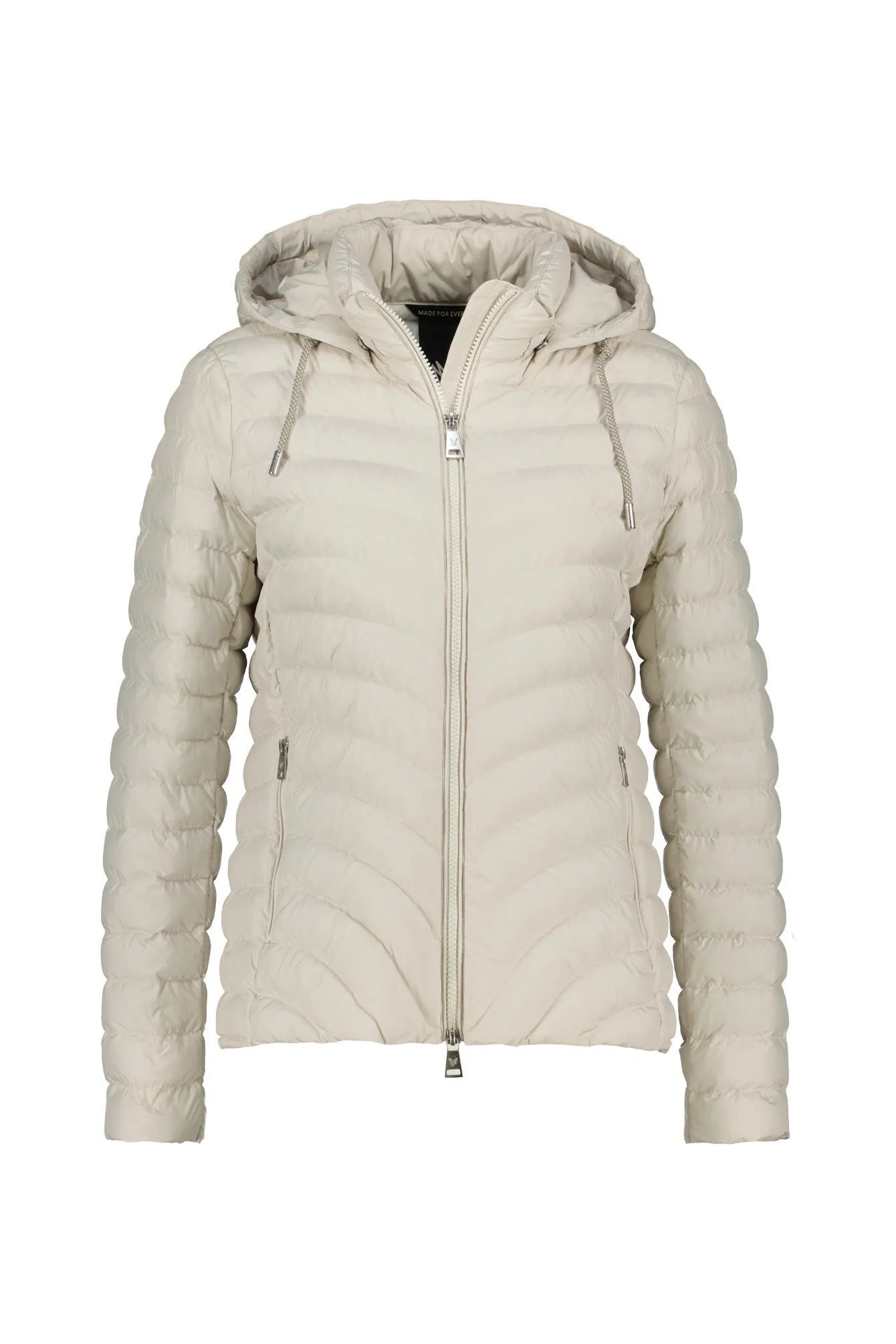 Steppjacke mit abnehmbarer Kapuze