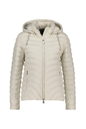 Steppjacke mit abnehmbarer Kapuze