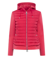 Hybrid-Steppjacke mit Kapuze