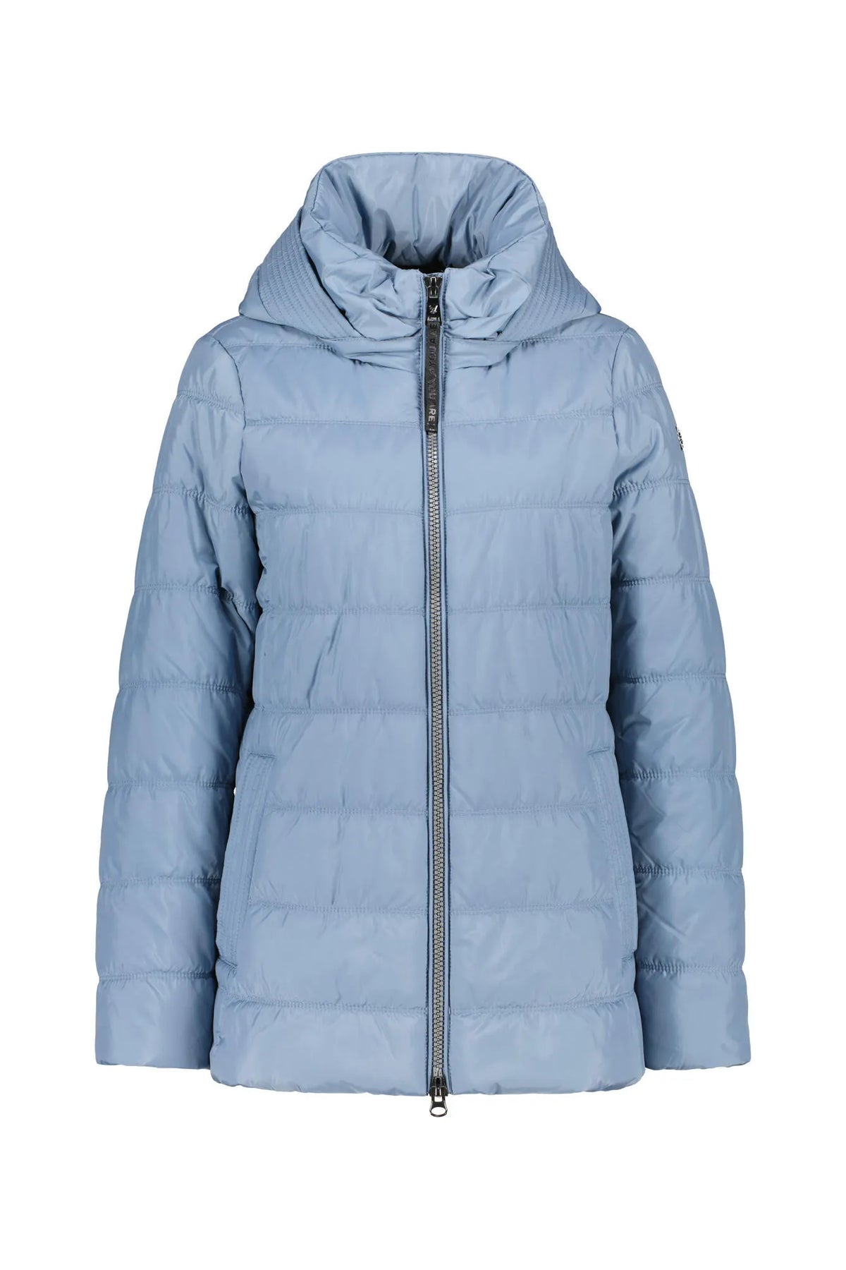 Steppjacke mit abnehmbarer Kapuze