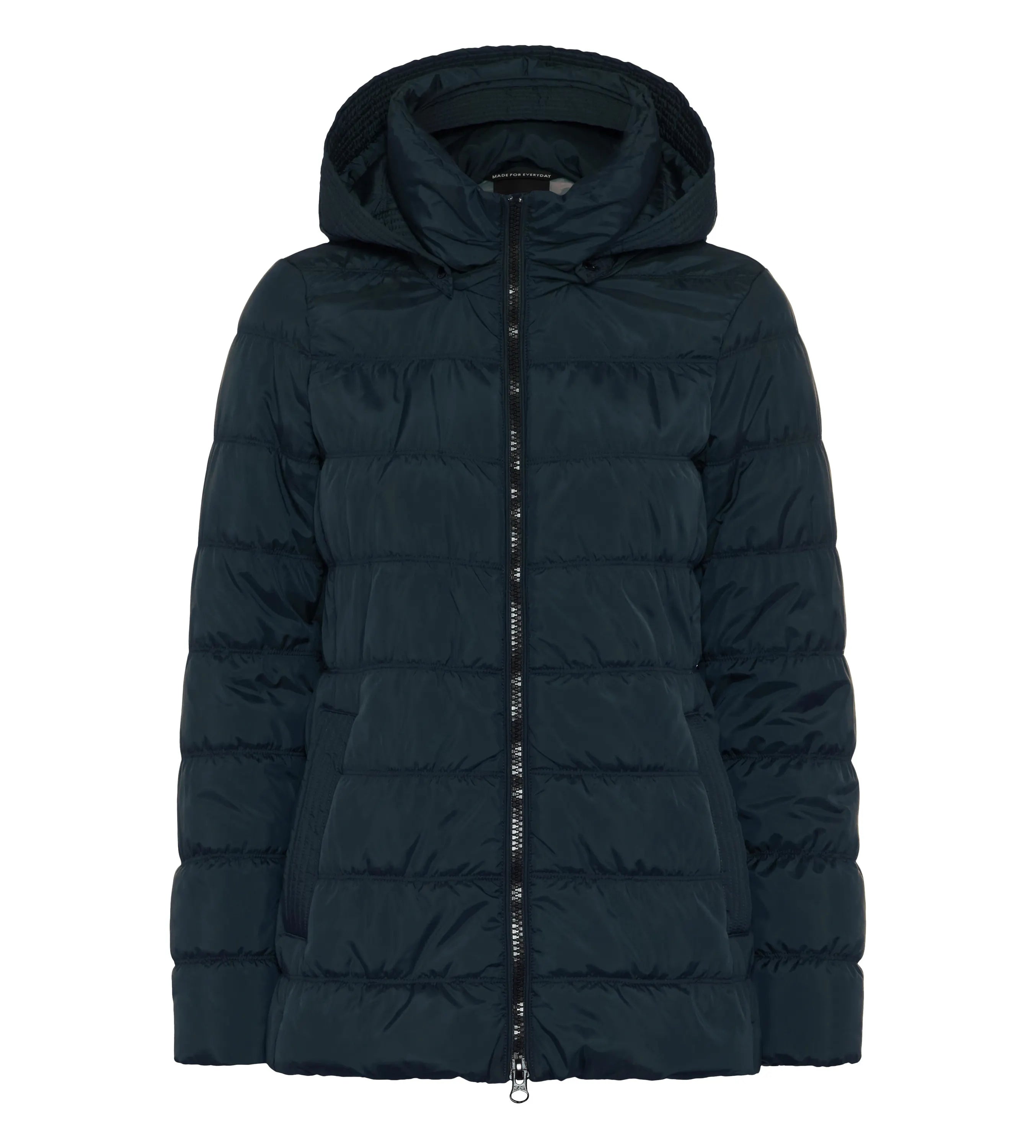 Steppjacke mit abnehmbarer Kapuze