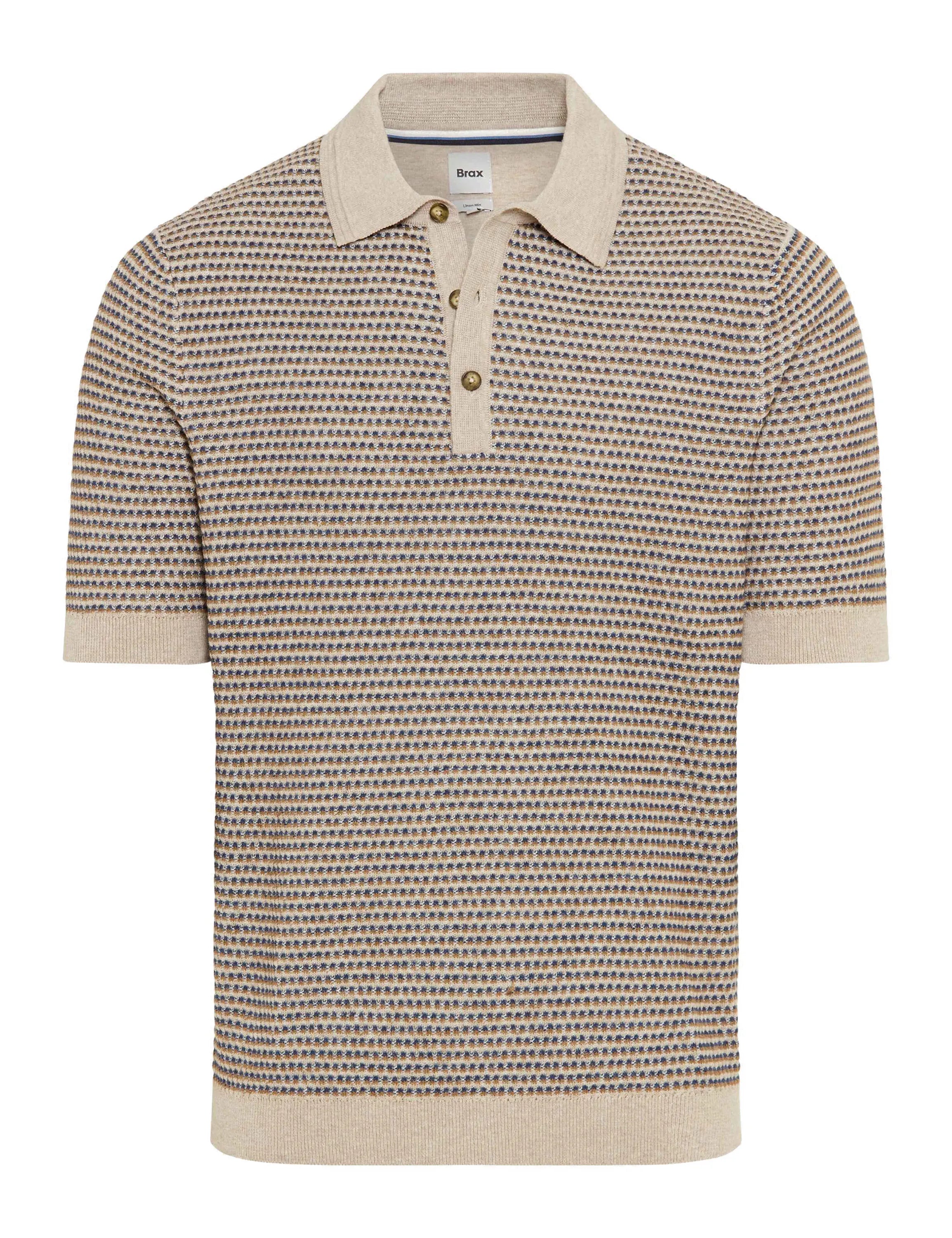 Strickpoloshirt PASCAL aus Baumwollmix