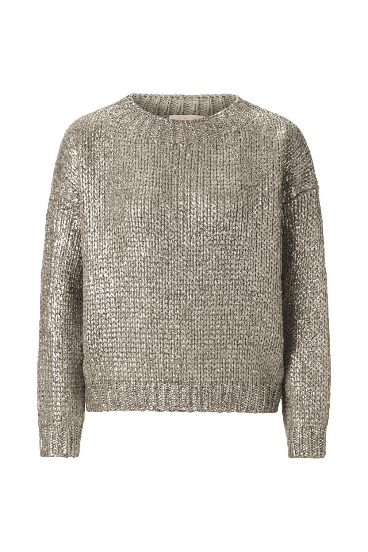 Strickpullover glitzernd
