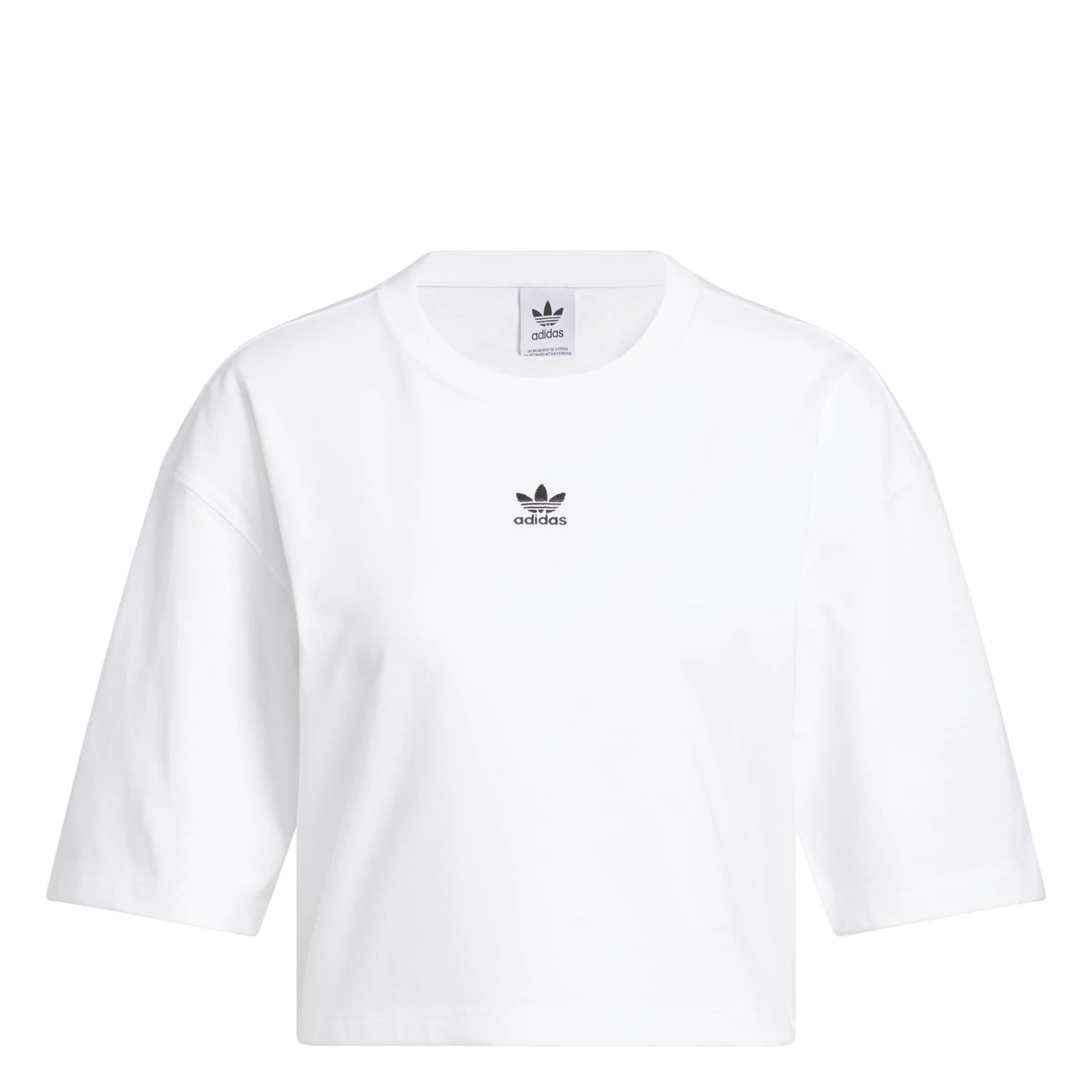 T-Shirt Regular Fit Cropped aus Baumwolle