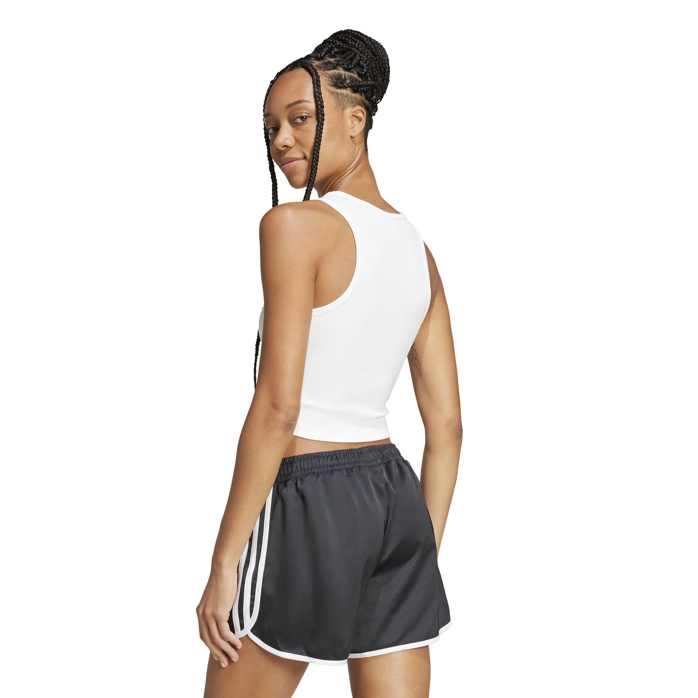Crop-Top gerippt