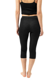 Leggings aus Schurwoll-Seide-Mix