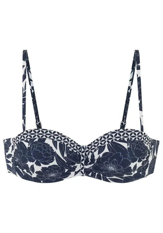 Bügel-Bandeau-Bikini-Top BLOSSOM