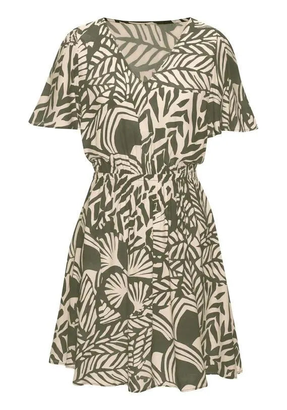 Strandkleid Mini aus Viskose