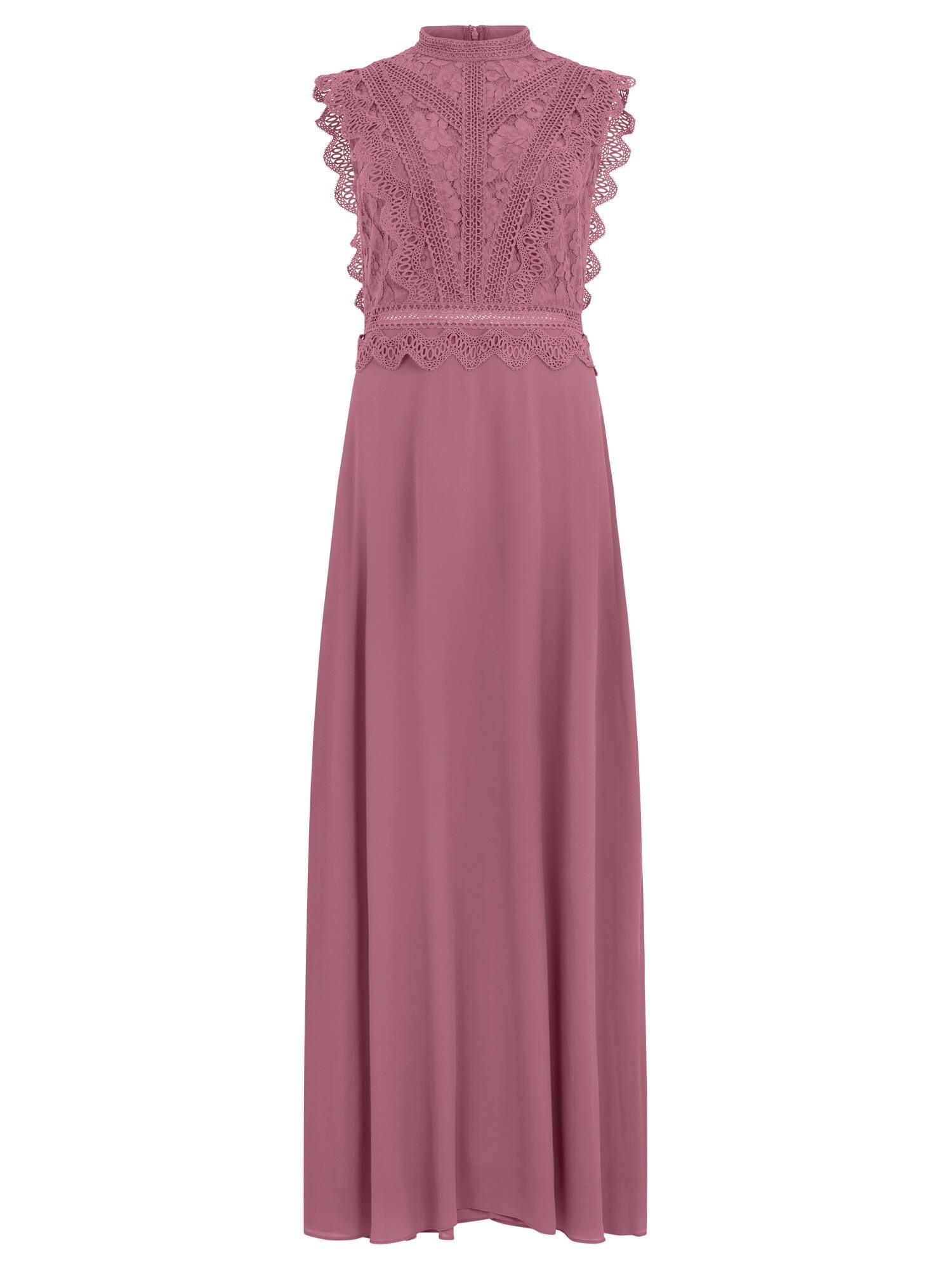 Abendkleid Maxi mit Stehkragen