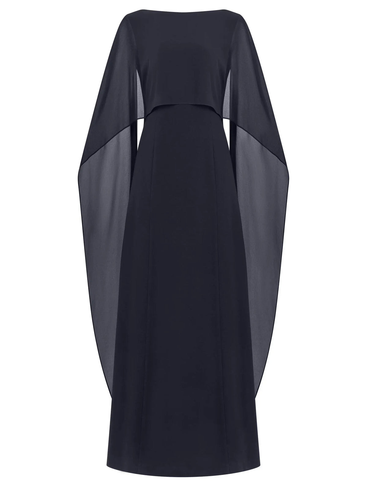Abendkleid Maxi mit Cape