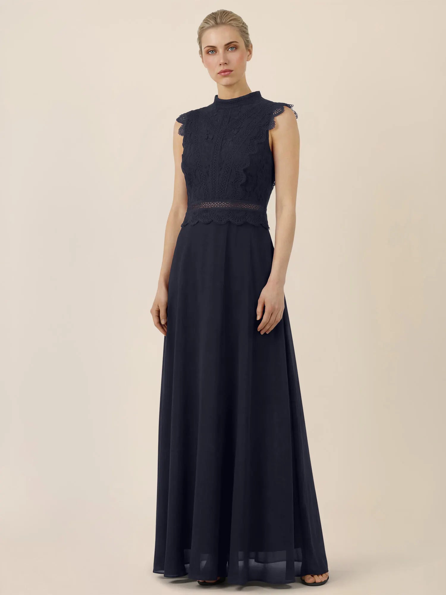Abendkleid Maxi mit Spitze