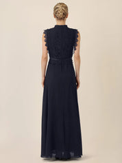 Abendkleid Maxi mit Spitze