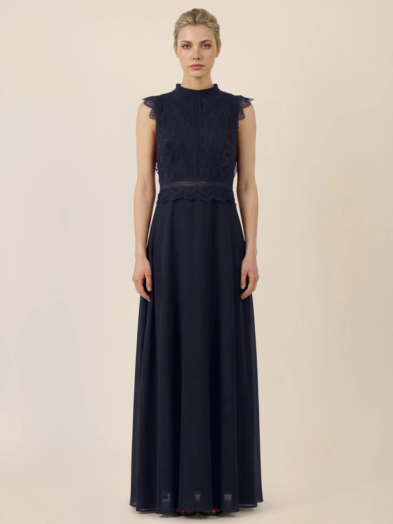 Abendkleid Maxi mit Spitze