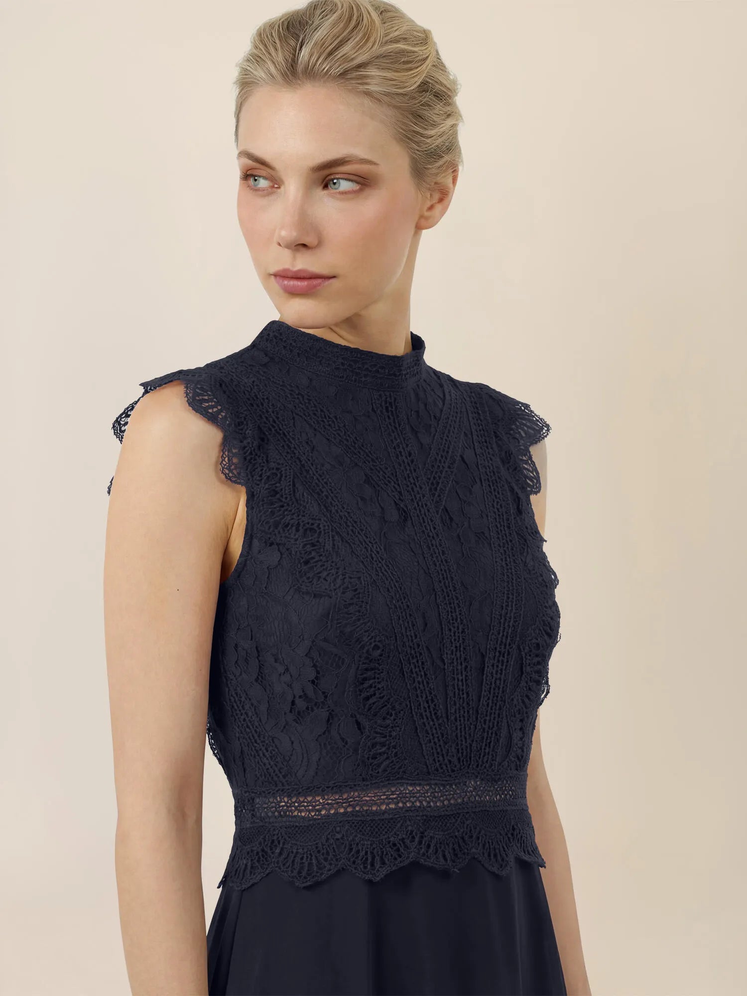 Abendkleid Maxi mit Spitze