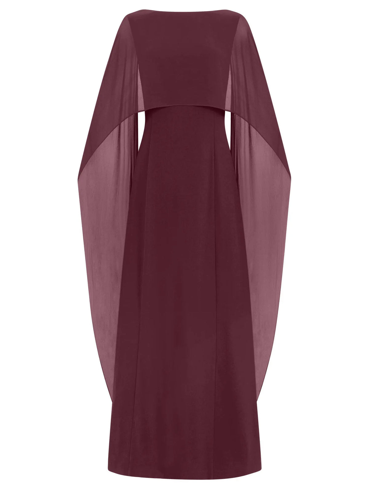 Abendkleid Maxi mit Cape