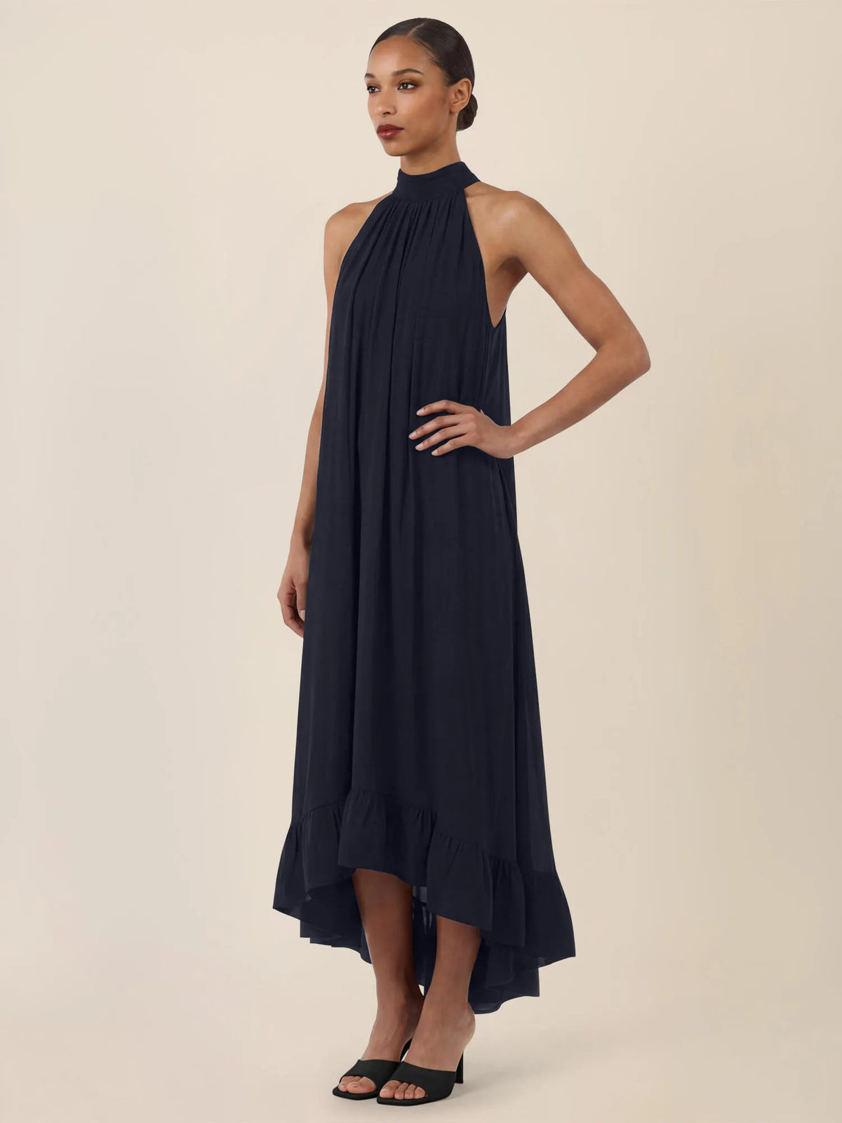 Chiffonkleid Maxi