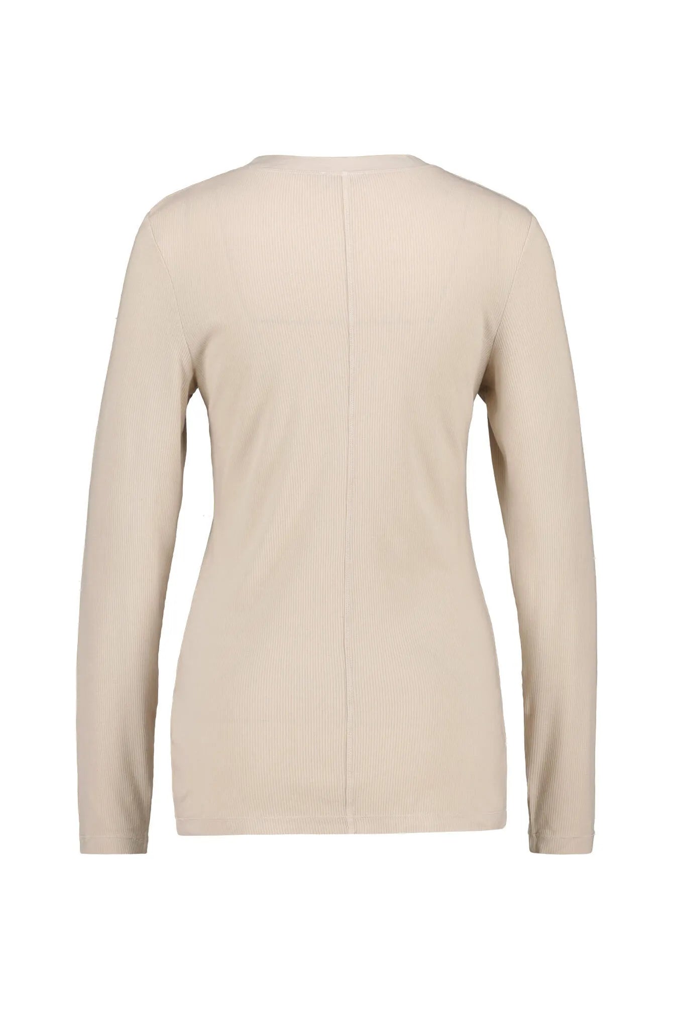 Ripp-Langarmshirt aus Baumwolle