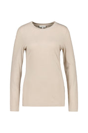 Ripp-Langarmshirt aus Baumwolle
