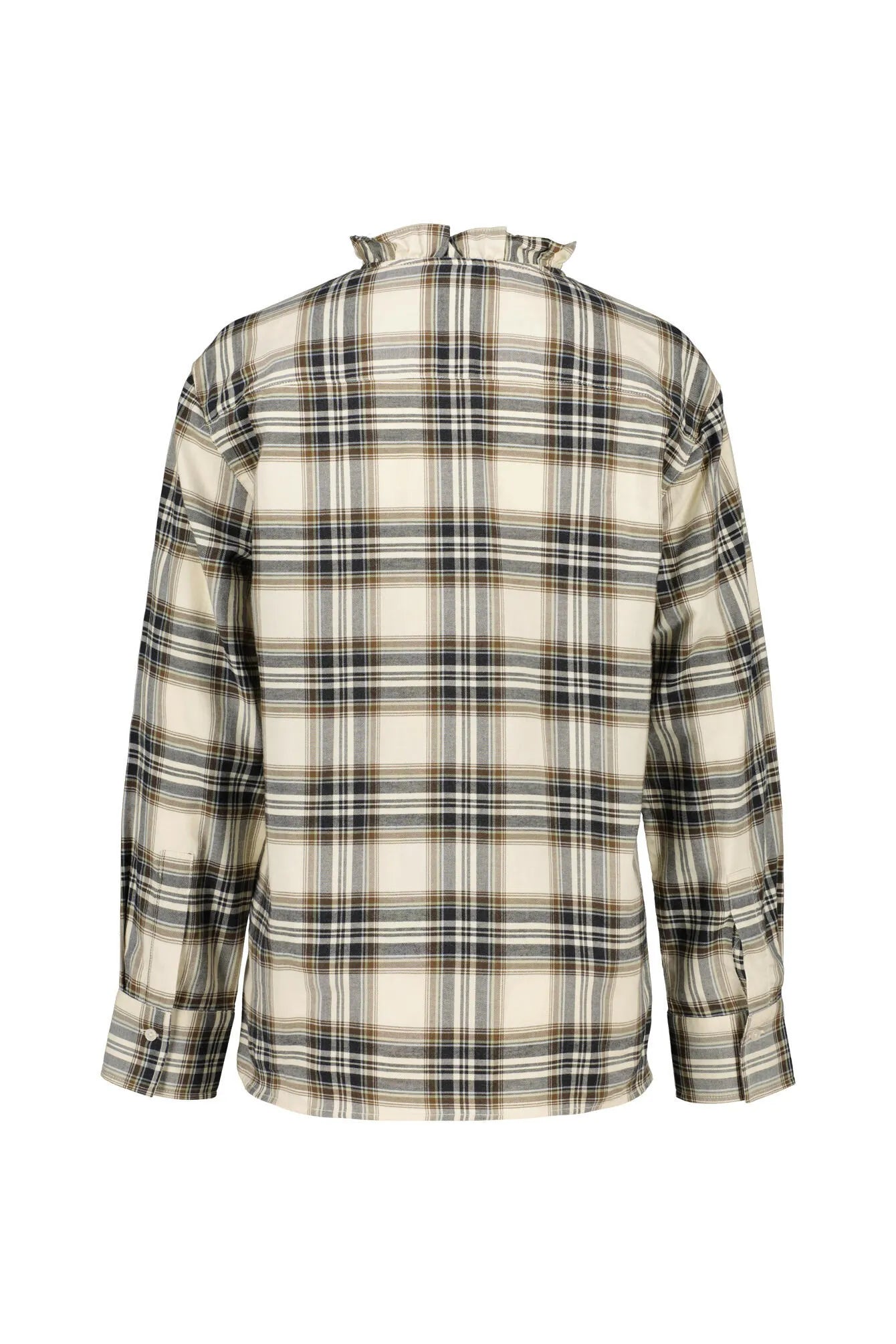 Bluse mit Rüschenkragen