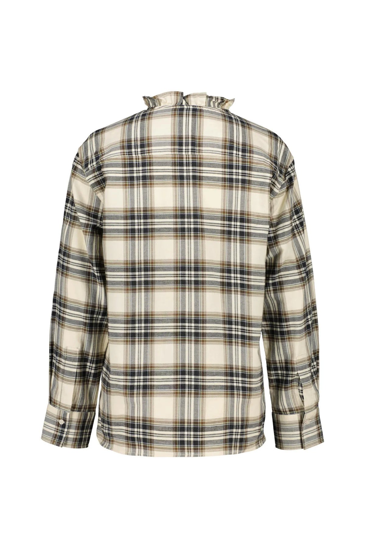 Bluse mit Rüschenkragen