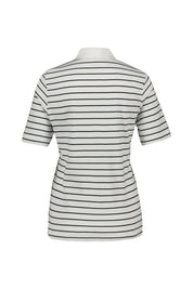 Poloshirt gestreift aus Baumwolle